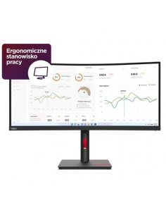 Monitor 34 cale ThinkVision T34w-30 WLED LCD 63D4GAT1EU