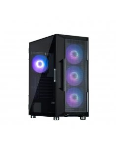 Obudowa I3 Neo ATX Mid Tower Black ARGB fan x4