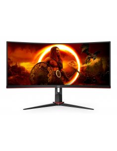 AOC G2 CU34G2XP monitor komputerowy 86,4 cm (34") 3440 x 1440 px UltraWide Quad HD LED Czarny