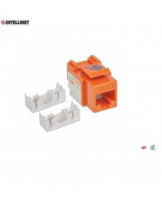 Moduł Keystone Intellinet RJ45 UTP Cat.6, pomarańczowy