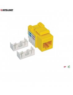 Moduł Keystone Intellinet RJ45 UTP Cat.6, żółty