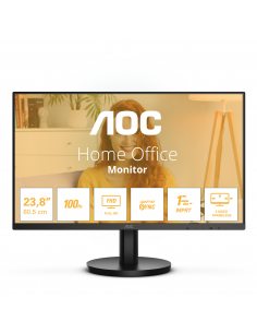 AOC 24B3HMA2 monitor komputerowy 60,5 cm (23.8") 1920 x 1080 px Full HD LED Czarny