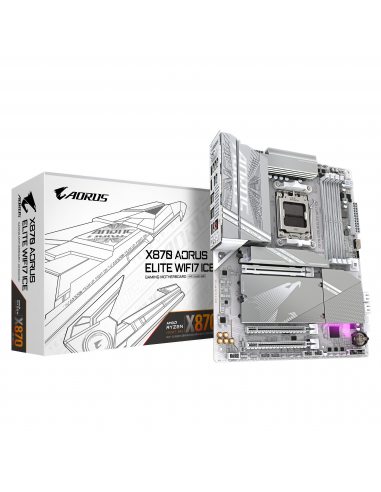 GIGABYTE X870 AORUS ELITE WIFI7 ICE AMD X870 Gniazdo AM5 ATX