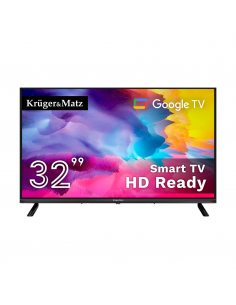 Kruger&Matz KM0232-SA Telewizor LED 32" HD Google TV, DVB-T2/S2/T/C H.265 HEVC