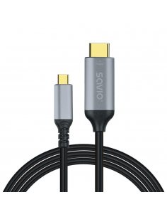 Kabel USB-C do HDMI v2.0b, 3m, miedź CL-184