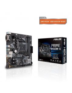 Płyta główna PRIME B450M-K II AM4 2D DR4 DVI/DSUB/USB3.1/M.2 mATX