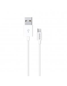 Kabel USB 2.0 Savio CL-124 USB A (M) - micro USB B (M) 2,1A, 2m, biały