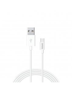 Kabel USB 2.0 Savio CL-126 USB A (M) - USB typ C (M) 5A, 1m, biały