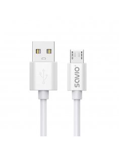 Kabel USB 2.0 SAVIO CL-167 USB A - micro USB, 3m, biały