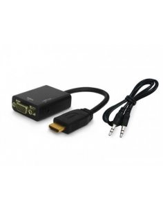 Adapter HDMI (M) - VGA (F) z audio, CL-23