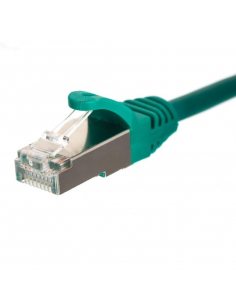 Patchcord RJ45, Netrack osłonka zalewana, kat. 5e FTP/STP, 5m zielony