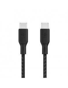 Kabel w oplocie USB-C do USB-C 100W 2m czarny