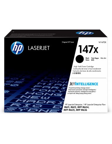 HP LaserJet Oryginalny czarny toner o wysokiej wydajności 147X