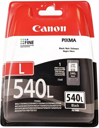 Canon PG-540L nabój z tuszem 1 szt. Oryginalny Standardowa wydajność Czarny