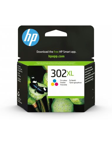 HP Oryginalny wkład atramentowy 302XL, trójkolorowy XL