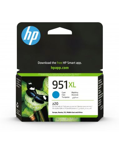 HP 951XL oryginalny wkład atramentowy błękitny XL