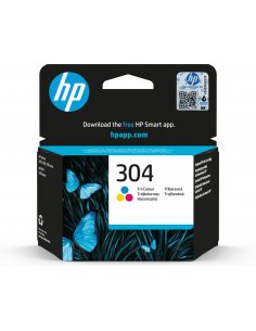 HP Oryginalny trójkolorowy wkład atramentowy 304