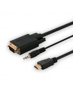 Kabel HDMI Savio CL-104 19pin męski - VGA męski 1,8m