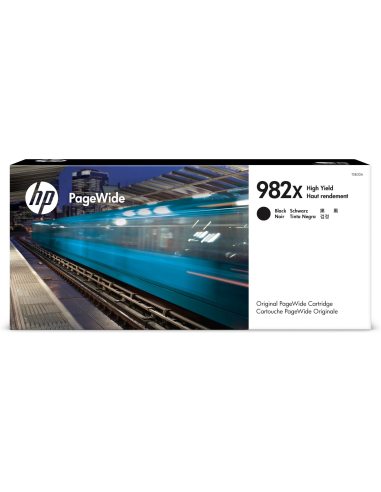 HP Oryginalny czarny wkład atramentowy 982X PageWide o dużej pojemności