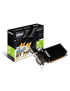 Karta graficzna GeForce GT 710 2GB DDR3 64BIT DVI/D-SUB/HDMI