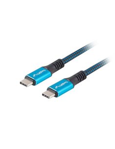 Kabel USB-C M/M USB4 1.2m 100W 8K 60HZ czarno-niebieski