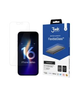 Szkło hybrydowe do Apple iPhone 16 - 3mk FlexibleGlass