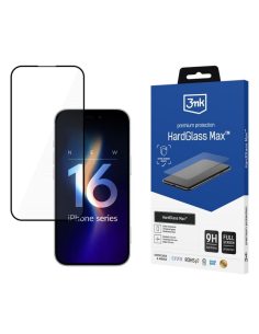 Szkło hartowane do Apple iPhone 16 Pro - 3mk HardGlass Max Lite Black