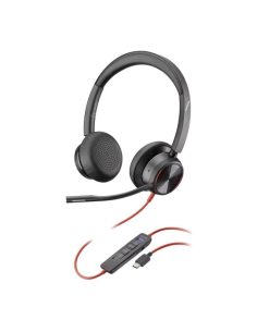 Słuchawki z mikrofonem Poly Blackwire 8225 Stereo Microsoft Teams USB-C Headset + adapter USB-C/A