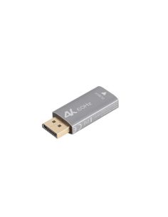 Adapter Lanberg Displayport (M) - HDMI (F) 4K srebrny