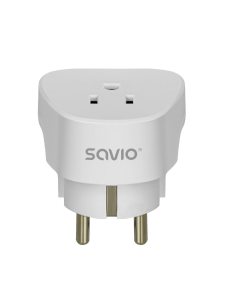 Adapter podróżny Savio AP-01 gniazdo US – wtyk EU