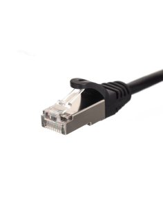 Patchcord RJ45, kat. 6 FTP F/UTP, 0,25m, Netrack, czarny