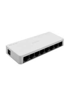 Switch niezarządzalny Qoltec przełącznik sieciowy 8 x port RJ45 | 100Mbps | Fast Ehernet | LAN