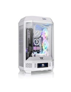 Obudowa - The Tower 300 Tempered Glass x 3, CT140 Fan x 2 Biała