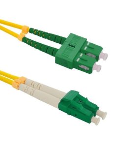 Patchcord Światłowodowy Qoltec SC/APC-LC/APC SM 9/125 G652D 1m