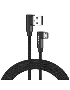 Savio Kabel z dwustronnym złączem USB Micro USB - USB A 1m, CL-161