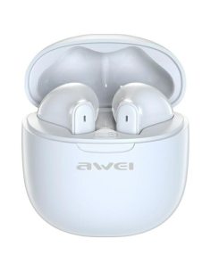 AWEI Słuchawki Bluetooth 5.3 T68 TWS ENC Białe