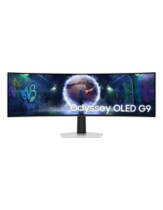 Samsung S49DG934SU monitor komputerowy 124,5 cm (49") 5120 x 1440 px Dual QHD OLED Srebrny