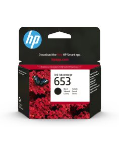 HP Oryginalny czarny wkład atramentowy 653 Advantage