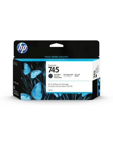 HP 745 130-ml DesignJet Matte Black Ink Cartridge