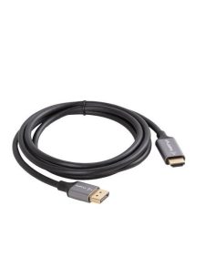 Lanberg Kabel Displayport(M)-HDMI(M)1.8M 4K czarno-srebrny