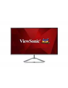 Viewsonic VX Series VX2476-SMH LED display 60,5 cm (23.8") 1920 x 1080 px Full HD Czarny, Srebrny