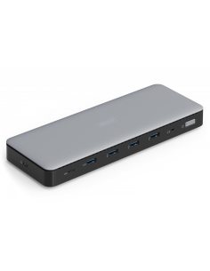 Digitus Stacja dokująca USB Typ C 13-portów 3x HDMI 2x DisplayPort 4K/60Hz DC-Jack 150W