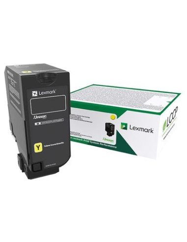 Lexmark 75B20Y0 kaseta z tonerem 1 szt. Oryginalny Żółty