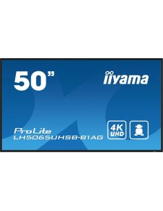 IIYAMA Monitor 50 cali LH5065UHSB-B1 AG, 24/7, VA, ANDROID 11, 4K, 800cd, iiSignage2, SDM, 2x HDMI, DP, 2x USB,2x 10W, RJ45,