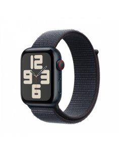 Apple Watch SE GPS + Cellular, koperta 44 mm z aluminium w kolorze północy z opaską sportową w kolorze atramentowym