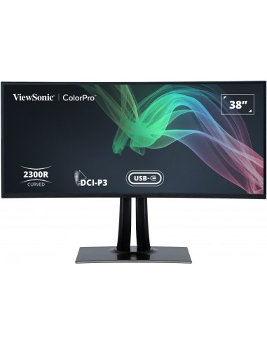 Viewsonic VP3881A monitor komputerowy 96,5 cm (38") 3840 x 1600 px Quad HD+ LED Czarny