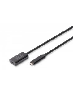 Digitus Kabel przedłużający aktywny USB-C - USB-C, USB 3.2 Gen2, 10Gbps, 5m