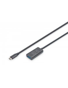 Digitus Kabel przedłużający aktywny, USB 3.0 5Gbps, USB-C - USB-A, 5m