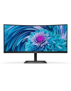 Philips E Line 346E2CUAE/00 monitor komputerowy 86,4 cm (34") 3440 x 1440 px Wide Quad HD+ LCD Czarny