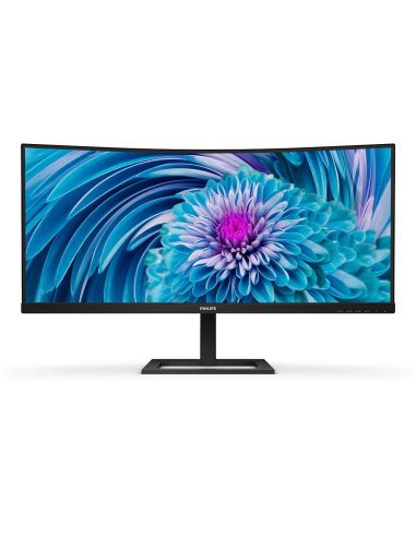 Philips E Line 346E2CUAE 00 monitor komputerowy 86,4 cm (34") 3440 x 1440 px Wide Quad HD+ LCD Czarny